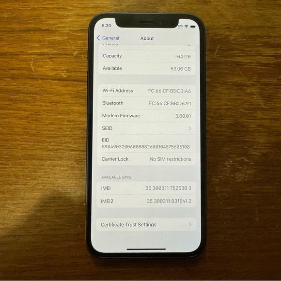 iPhone 12 mini 64Gb Blue - Picture 3 of 10